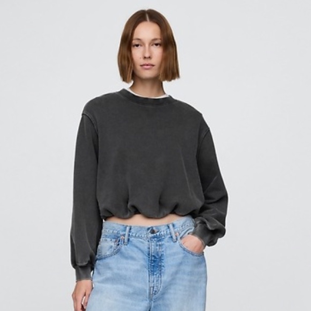 Gap Heavyweight French Terry Bubble Sweatshirt